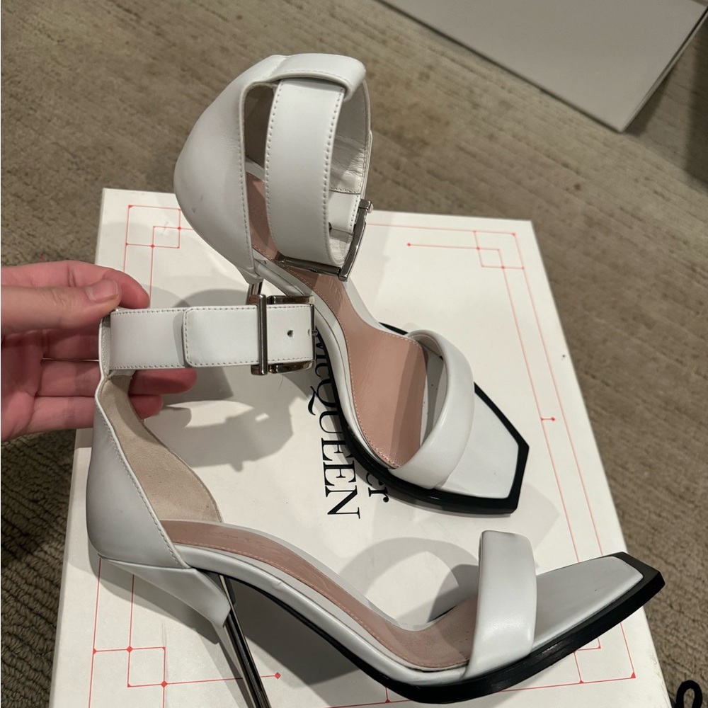 Alexander McQueen strap heels sandals